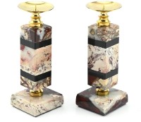 Пара подсвечников из яшмы AZRK-3301-843