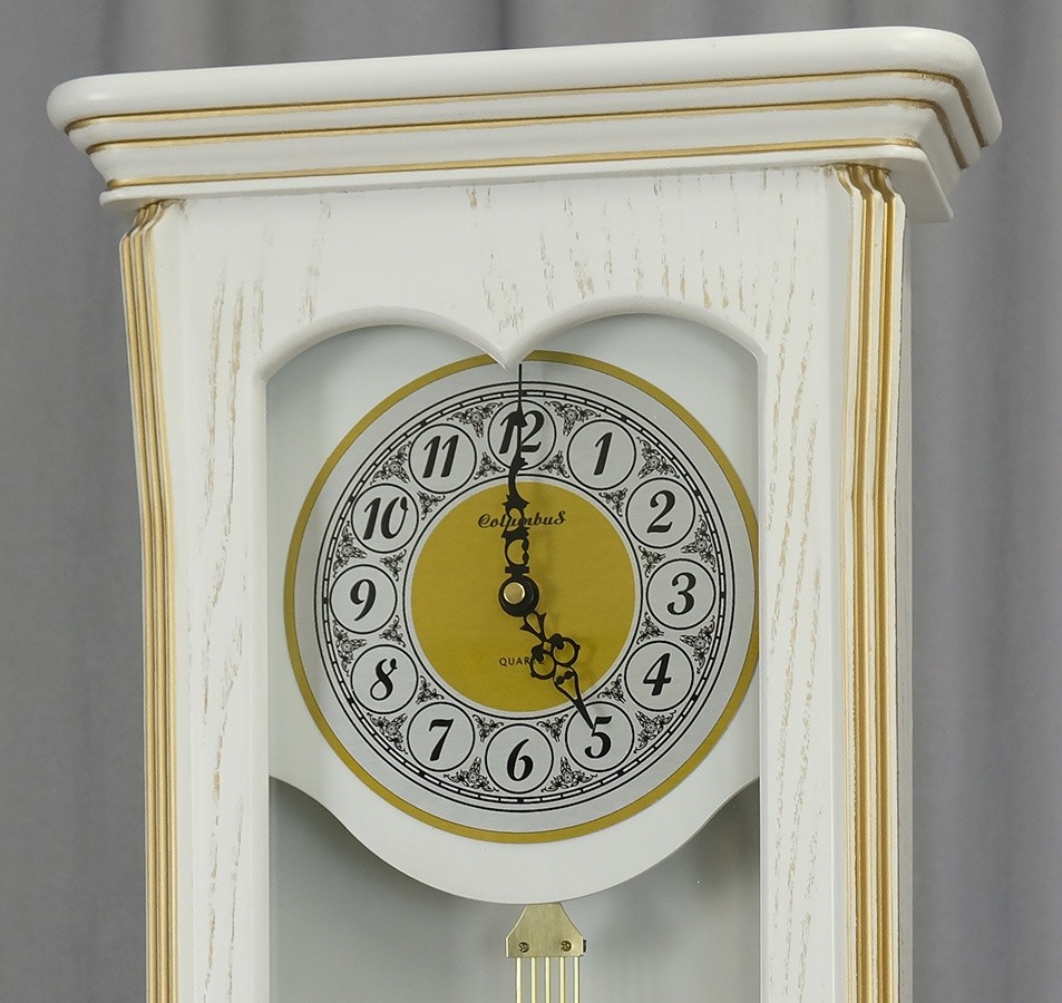 Часы настенные Columbus Co-1834-PG-WH Часы настенные Columbus Co-1834-PG-WH