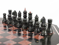 Шахматный стол из камня КЛАССИКА AZY-7825