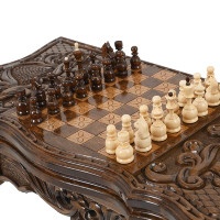 Стол ломберный для игры в нарды и шахматы AZGma401