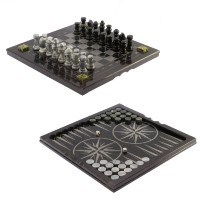 Игра настольная Шахматы, шашки, нарды 3 в 1 AZY-124920