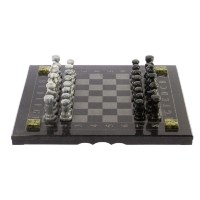 Игра настольная Шахматы, шашки, нарды 3 в 1 AZY-124920