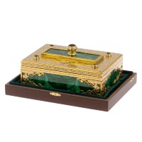 Ларец из малахита в подарочной упаковке. Златоуст. AZY-125262