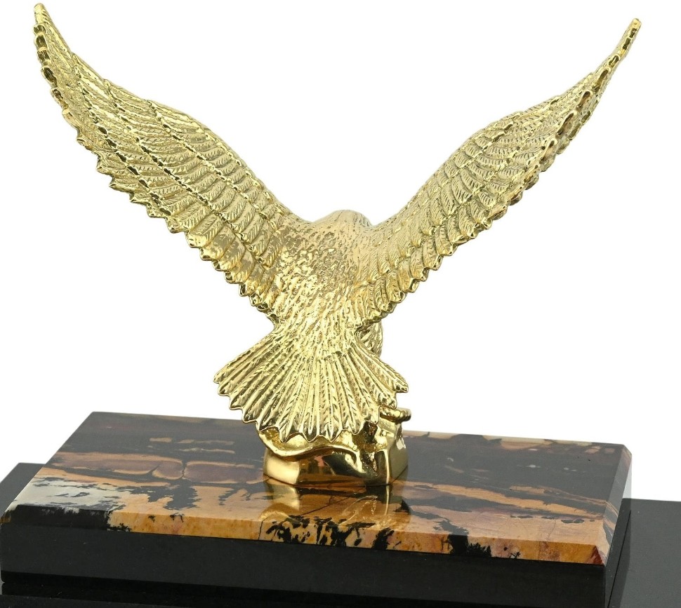 Часы каминные из яшмы ОРЕЛ AZRK-3301-210ct