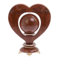 Композиция из камня СЕРДЦЕ С ШАРОМ AZY-125289 Композиция из камня СЕРДЦЕ С ШАРОМ AZY-125289