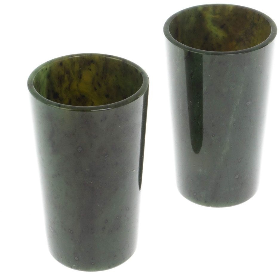 Набор из 2-х стопок из нефрита для текилы AZY-128793