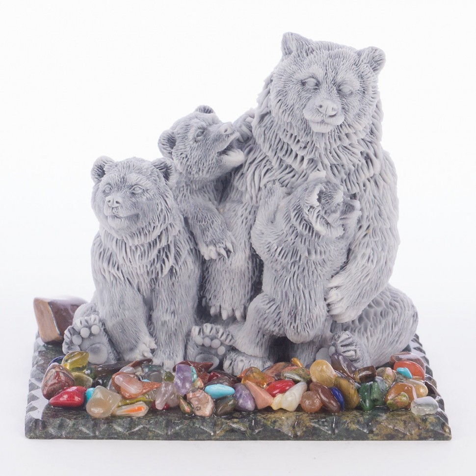 Статуэтка МЕДВЕДИЦА С МЕДВЕЖАТАМИ AZY-118979