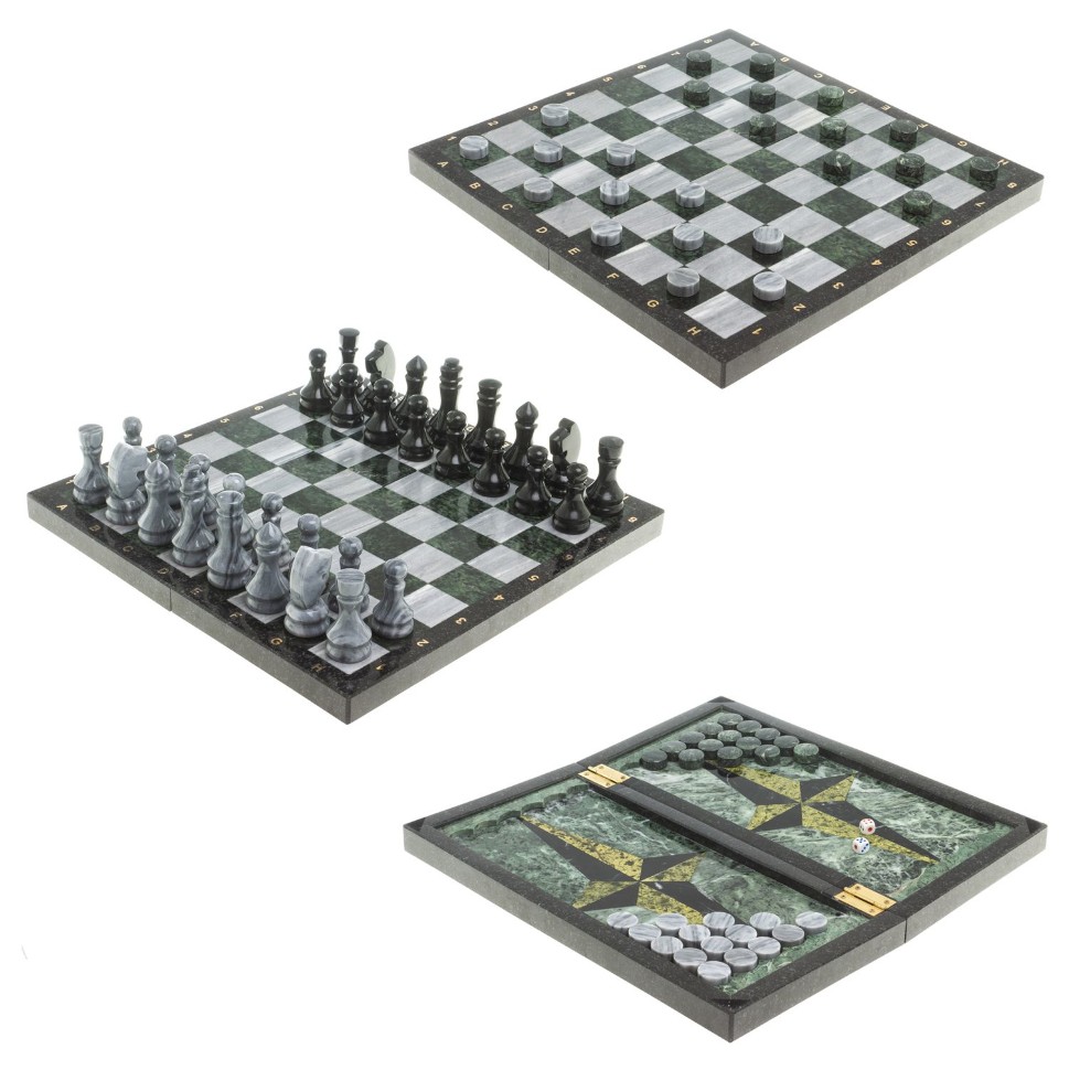 Настольная игра Шахматы, Шашки, Нарды AZY-123806