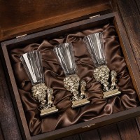 Лафитники для водки ЛЕВ (3 шт) GP-1056614