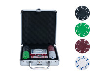 Набор для покера на 100 фишек без номинала bez100