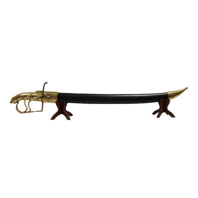 Сабля ПИРАТА ВАРФОЛОМЕЯ РОБЕРТСА, 1682-1722, Уэльс 18 век DE-4193