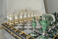 Дорогие шахматы - НЕФРИТОВЫЕ AZS052.12