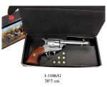 Револьвер калибра 45 Peacemaker (Миротворец), США, 1873 г. в коробке с патронами DE/1-1106G (сувенирная копия)