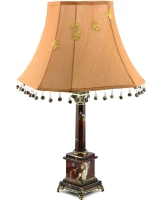 Лампа настольная из яшмы ВИНТАЖ AZRK-3301037