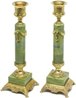 Подсвечник из бронзы и камня ВЕРНИСАЖ 037rk.3301805pb Подсвечник из бронзы и камня ВЕРНИСАЖ 037rk.3301805pb