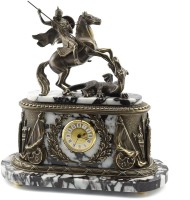 Часы каминные из мрамора и бронзы ГЕОРГИЙ ПОБЕДОНОСЕЦ AZRK-1317507
