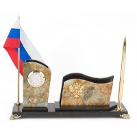 Настольный письменный набор с флагом РФ AZY-7844 Настольный письменный набор с флагом РФ AZY-7844