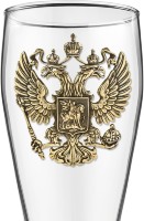 Бокал для пива с накладкой ГЕРБ РФ в картонной коробке GP-13000772 