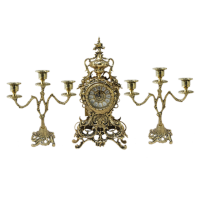 Часы каминные с канделябрами СЕКУЛО BP-2704738-D