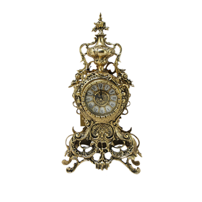 Часы каминные с канделябрами СЕКУЛО BP-2704738-D