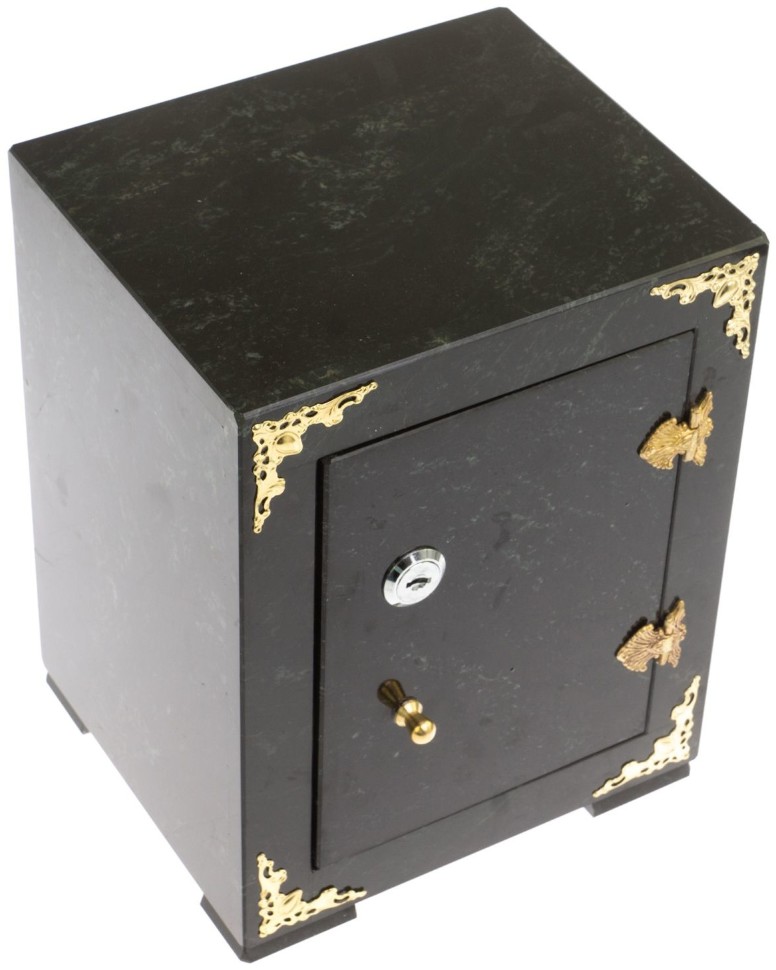 Сейф из уральского камня змеевика AZY-124964
