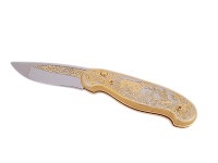 Складной нож подарочный СОБАКА С УТКОЙ AZS029.2М-23