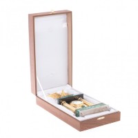 Часы каминные из малахита ОРЁЛ AZY-3590
