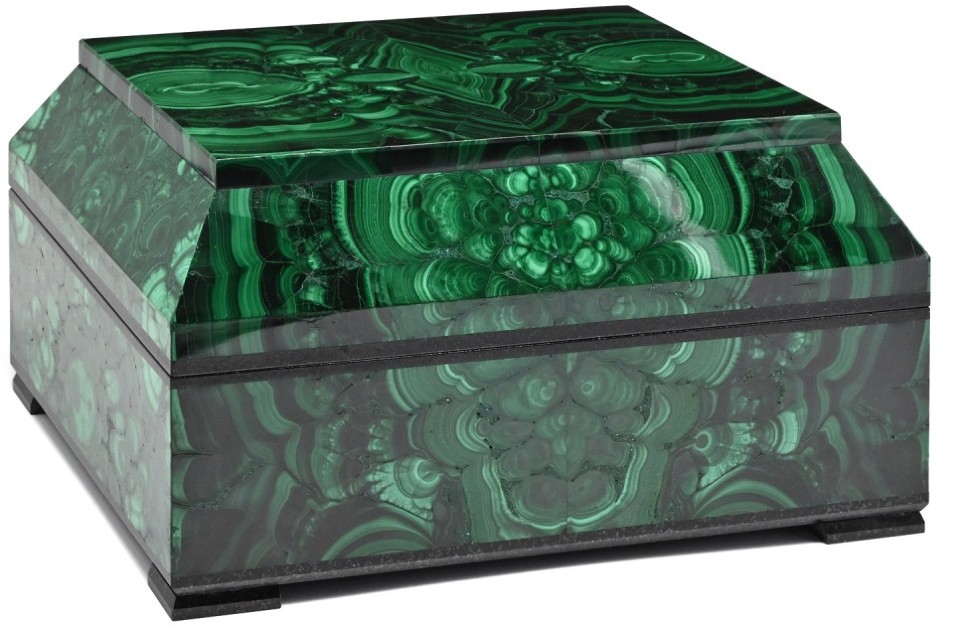 Ларец из малахита для драгоценностей 037rk.3200158-9