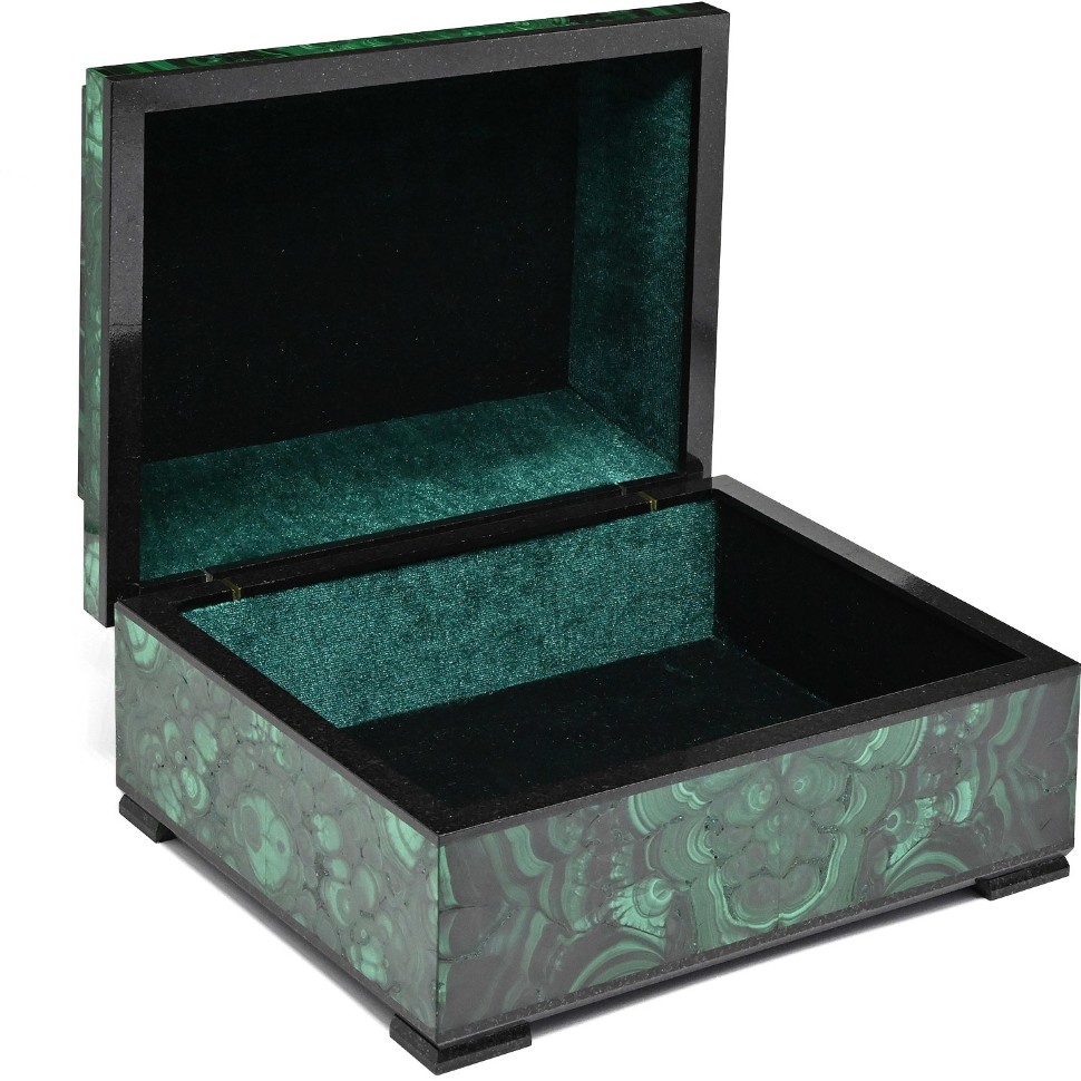 Ларец из малахита для драгоценностей 037rk.3200158-9