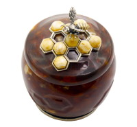 Шкатулка из янтаря СОТЫ AZJ-stl-20-sot