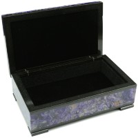 Шкатулка для драгоценностей из чароита AZRK-3410423dm