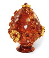 Яйцо пасхальное из янтаря AZ-0766