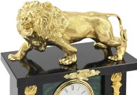 Часы каминные из бонзы и малахита ЛЕВ 037rk3200534 Часы каминные из бонзы и малахита ЛЕВ 037rk3200534