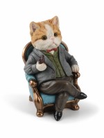 Фигурка интерьерная КОТ В КРЕСЛЕ MG-3334100