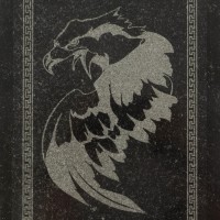 Нарды из гранита ОРЕЛ с гравировкой 072130141