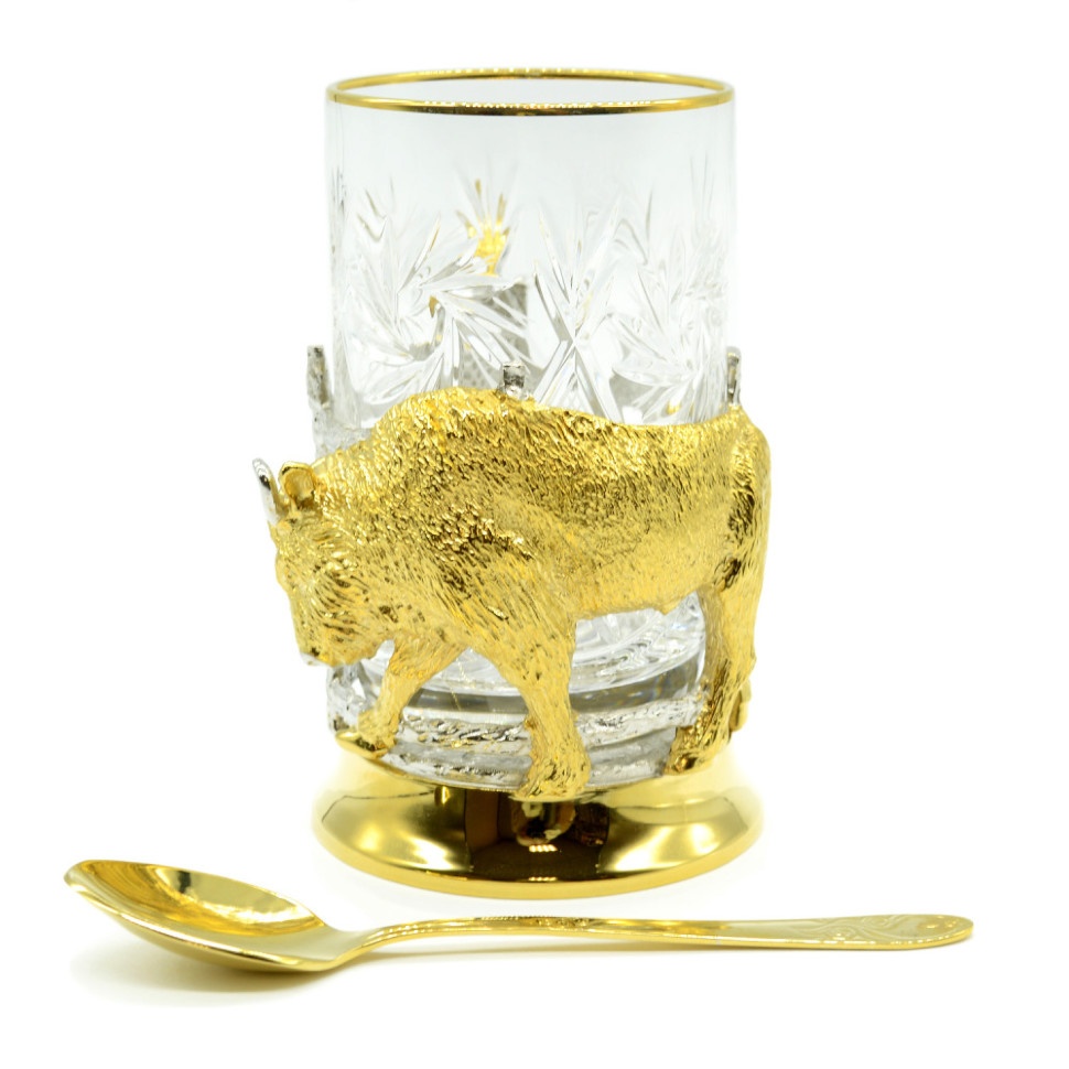 Подстаканник подарочный, знак зодиака ТЕЛЕЦ AZRK-3330384