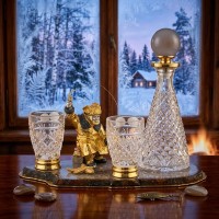 Водочный набор на 2 персоны НА РЫБАЛКЕ! 048-624