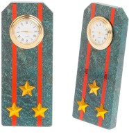 Часы настольные из камня ПОГОН ПОЛКОВНИК 0723162 Часы настольные из камня ПОГОН ПОЛКОВНИК 0723162