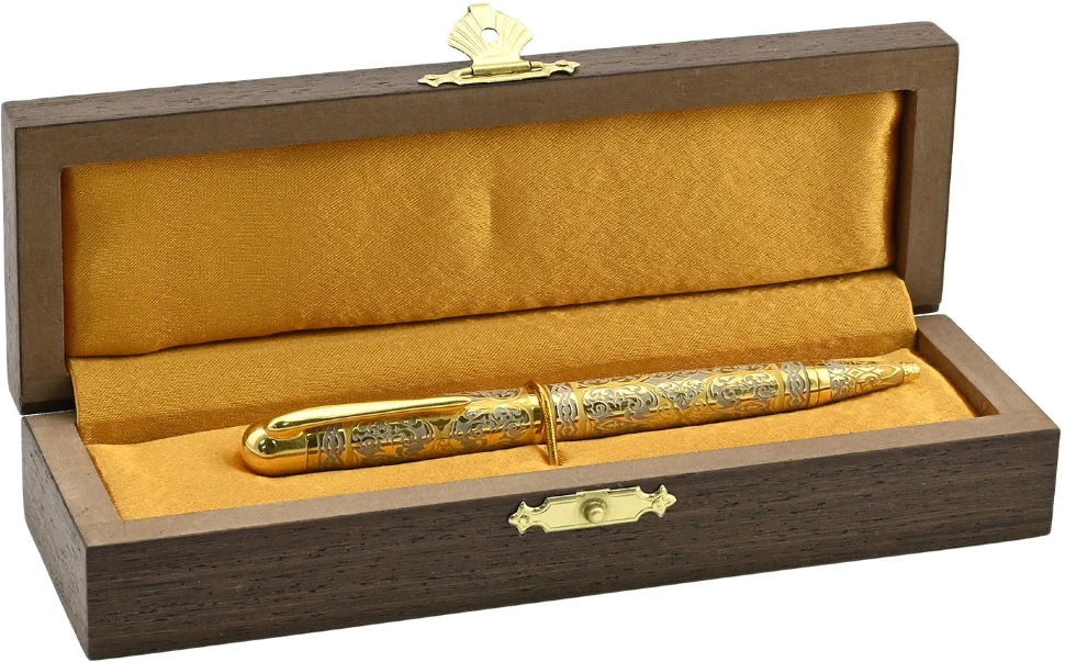 Подарочная шариковая ручка КОНСУЛ, Златоустовская гравюра 037rk3330238