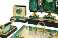 Настольный письменный набор из малахита ОРЁЛ 037rk.3330280