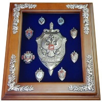 Панно настенное ЭМБЛЕМА ФСБ С ЮБИЛЕЙНЫМИ ЗНАКАМИ GT-17-302 Панно настенное ЭМБЛЕМА ФСБ С ЮБИЛЕЙНЫМИ ЗНАКАМИ GT-17-302