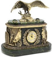 Часы каминные из нефрита ОРЁЛ 0729795