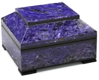 Ларец из чароита для украшений AZRK-3410423-2dm