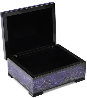 Ларец из чароита для украшений AZRK-3410423-2dm