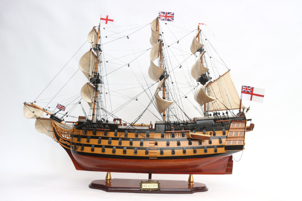 Модель парусника HMS VICTORY, Англия TS-0001-W-80