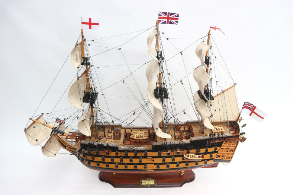Модель парусника HMS VICTORY, Англия TS-0001-W-80