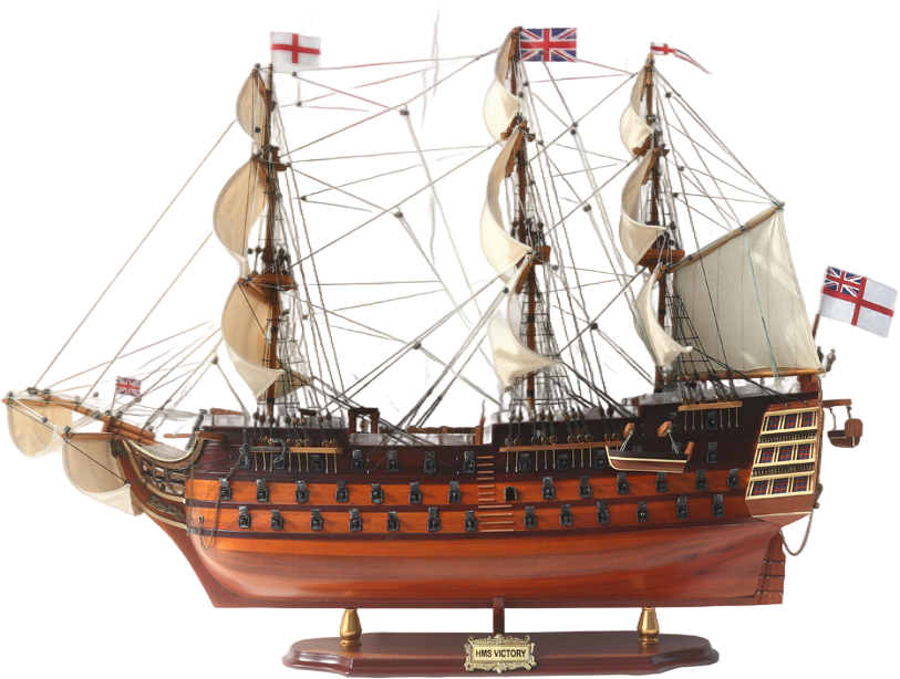 Модель парусника HMS VICTORY, Англия TS-0001-W-80