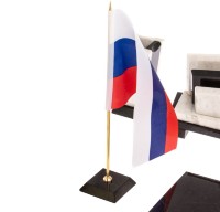 Настольный письменный набор с гербом РФ БЮРОКРАТ 072129436