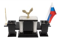 Настольный письменный набор из малахита ОРЕЛ 072129959