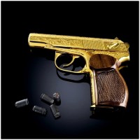 Златоуст Оружие сувенирное пистолет с пулями (сувенирными) в П/У AZV-251967